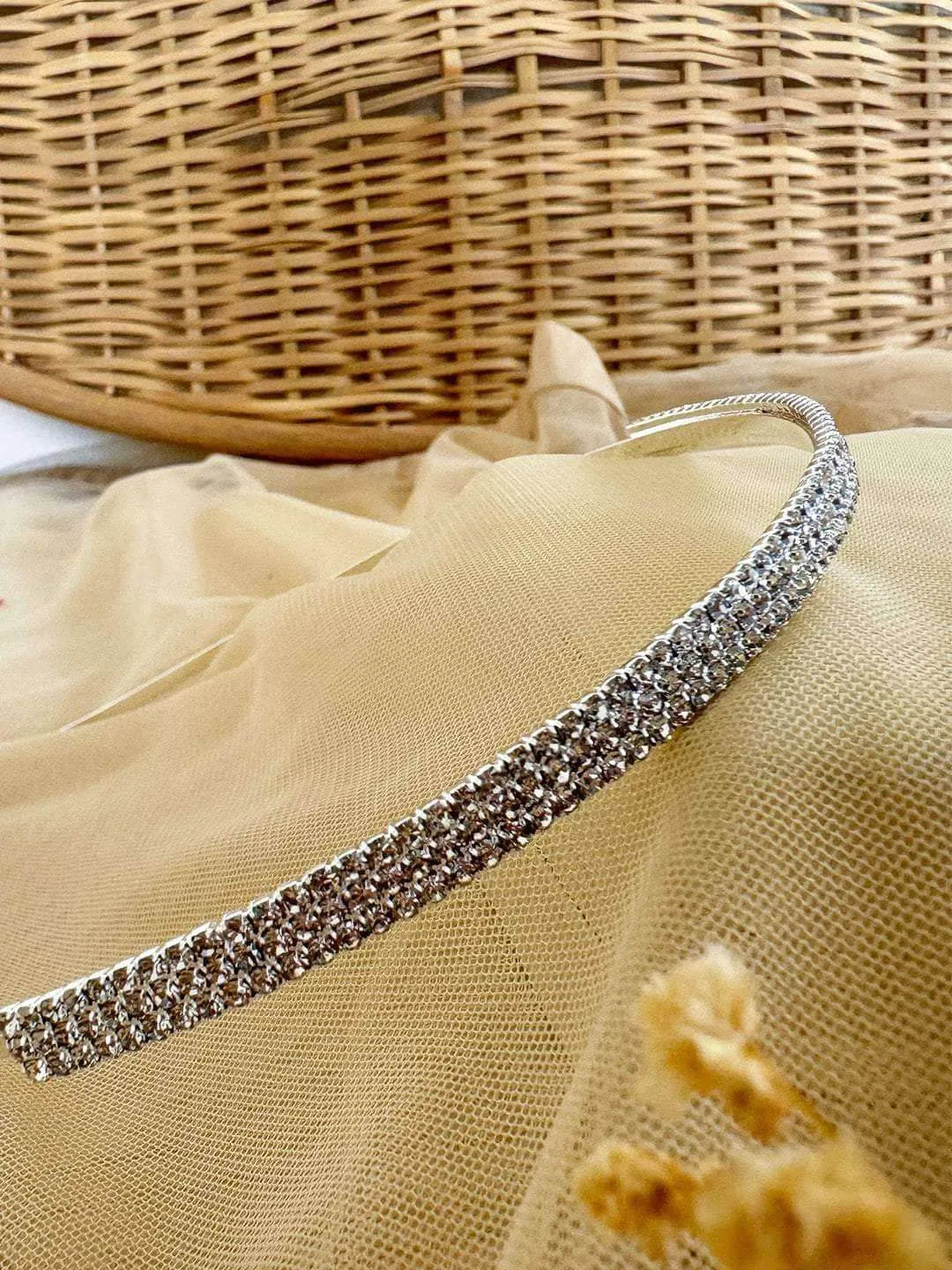 Silver Diamond Hairband