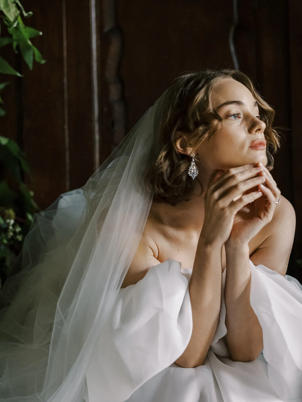 SOPHIA | Sheer Blusher Veil