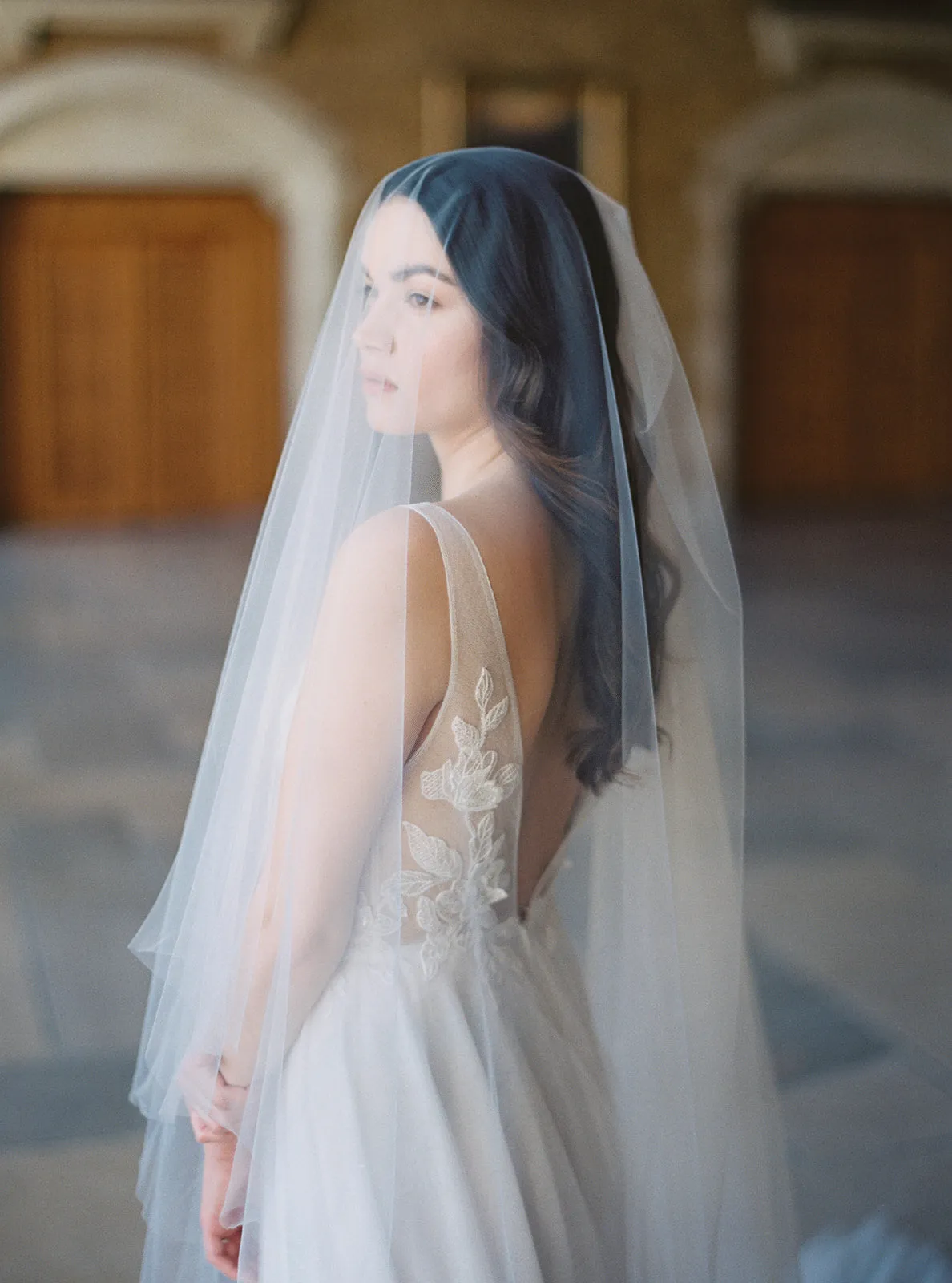 SOPHIA | Sheer Blusher Veil