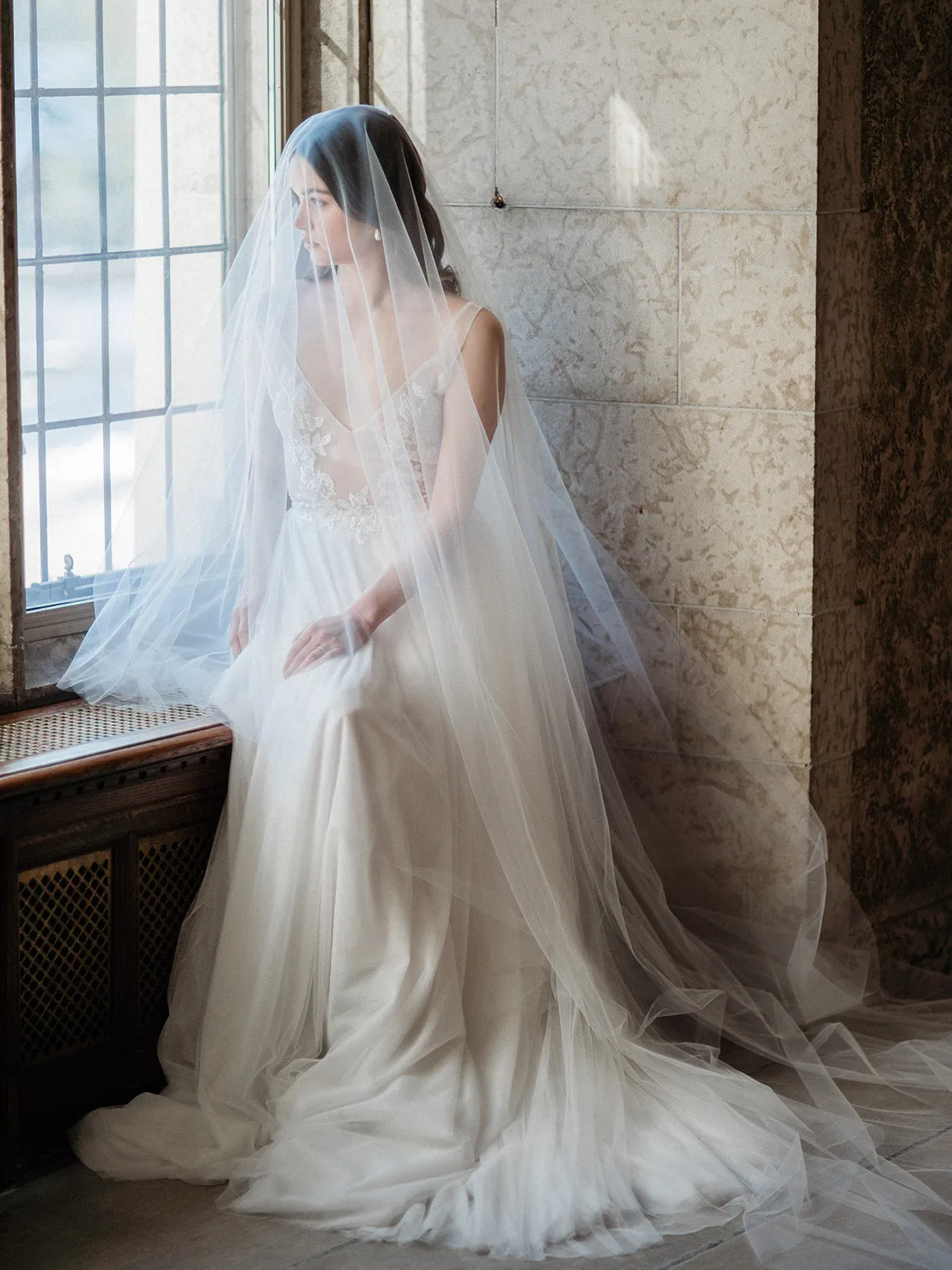 SOPHIA | Sheer Blusher Veil