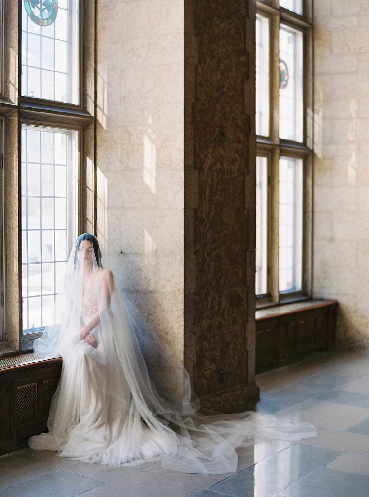 SOPHIA | Sheer Blusher Veil