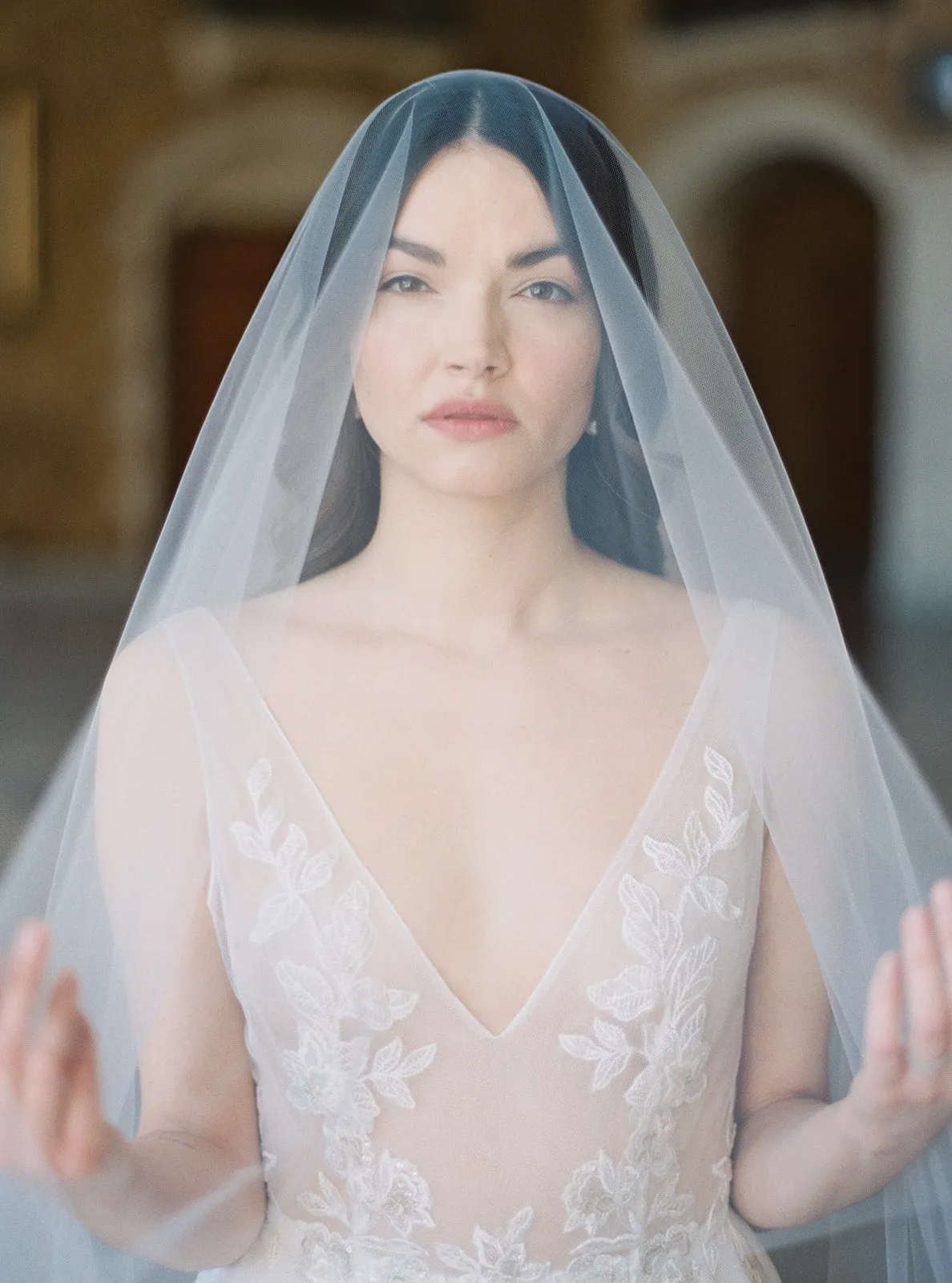 SOPHIA | Sheer Blusher Veil