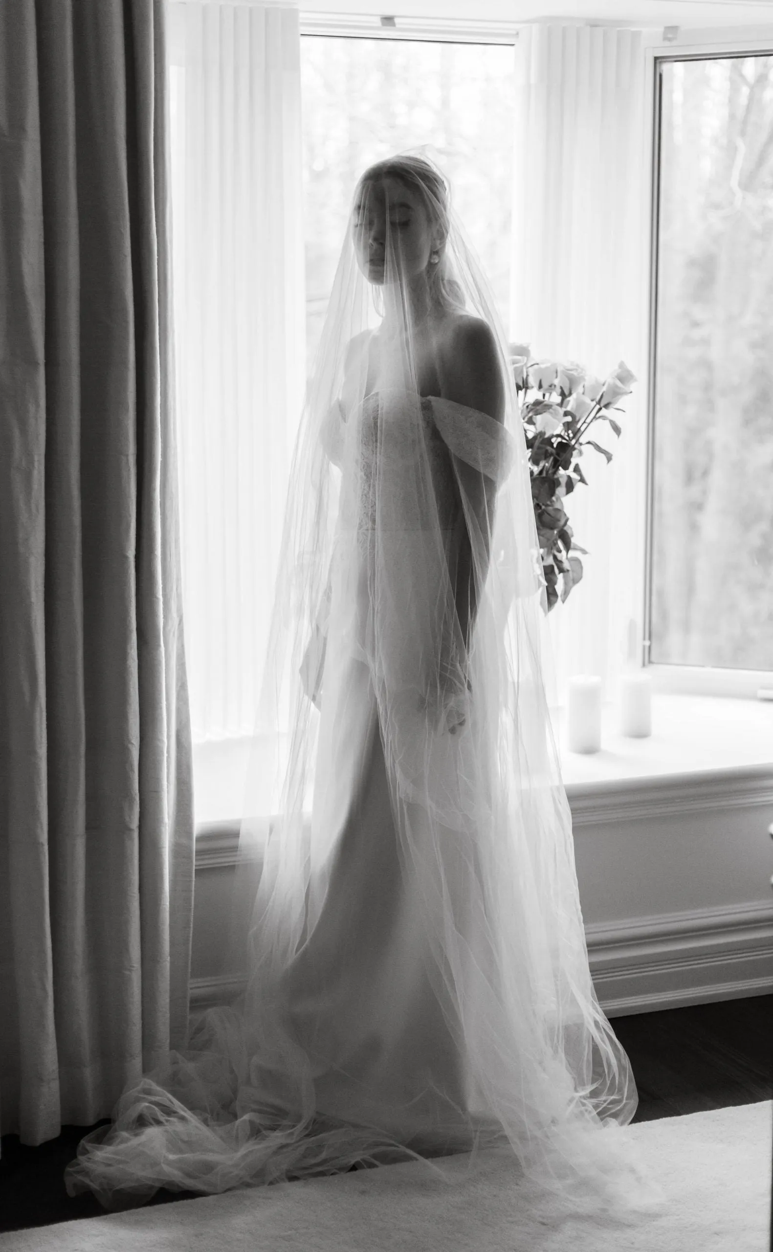 SOPHIA | Sheer Blusher Veil