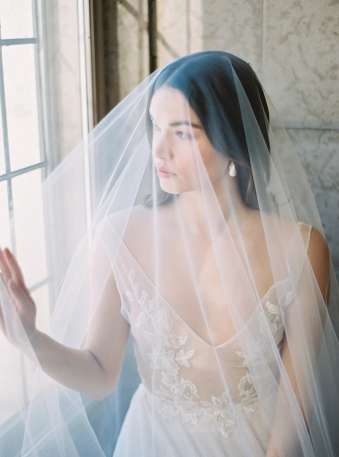 SOPHIA | Sheer Blusher Veil