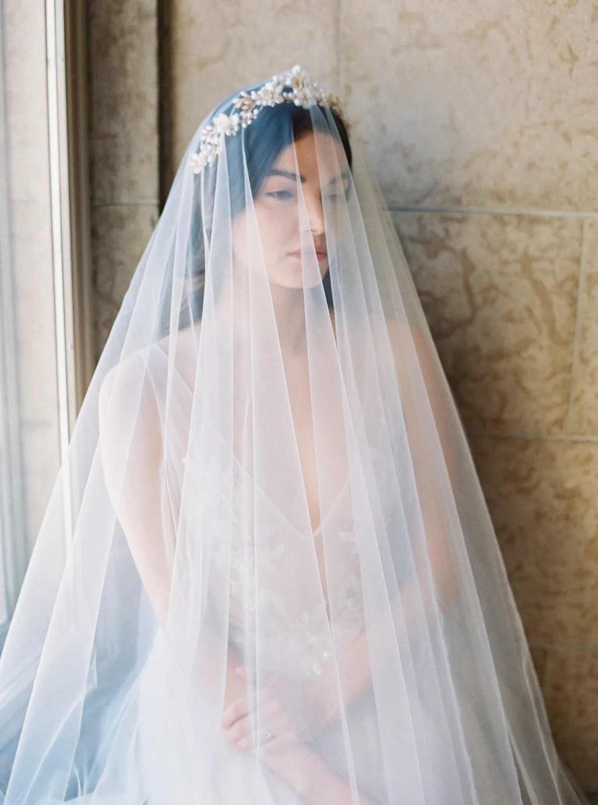 SOPHIA | Sheer Blusher Veil