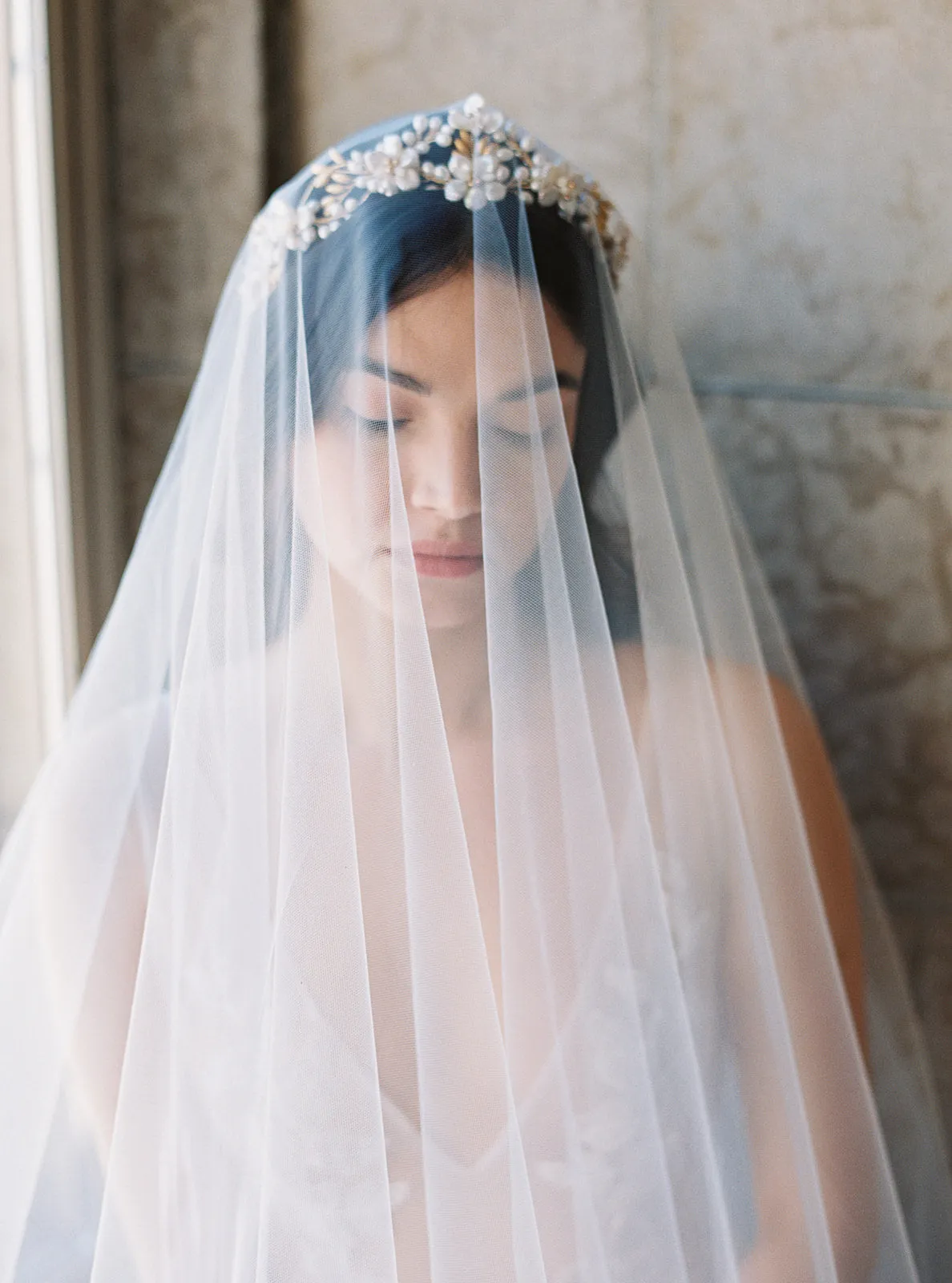 SOPHIA | Sheer Blusher Veil
