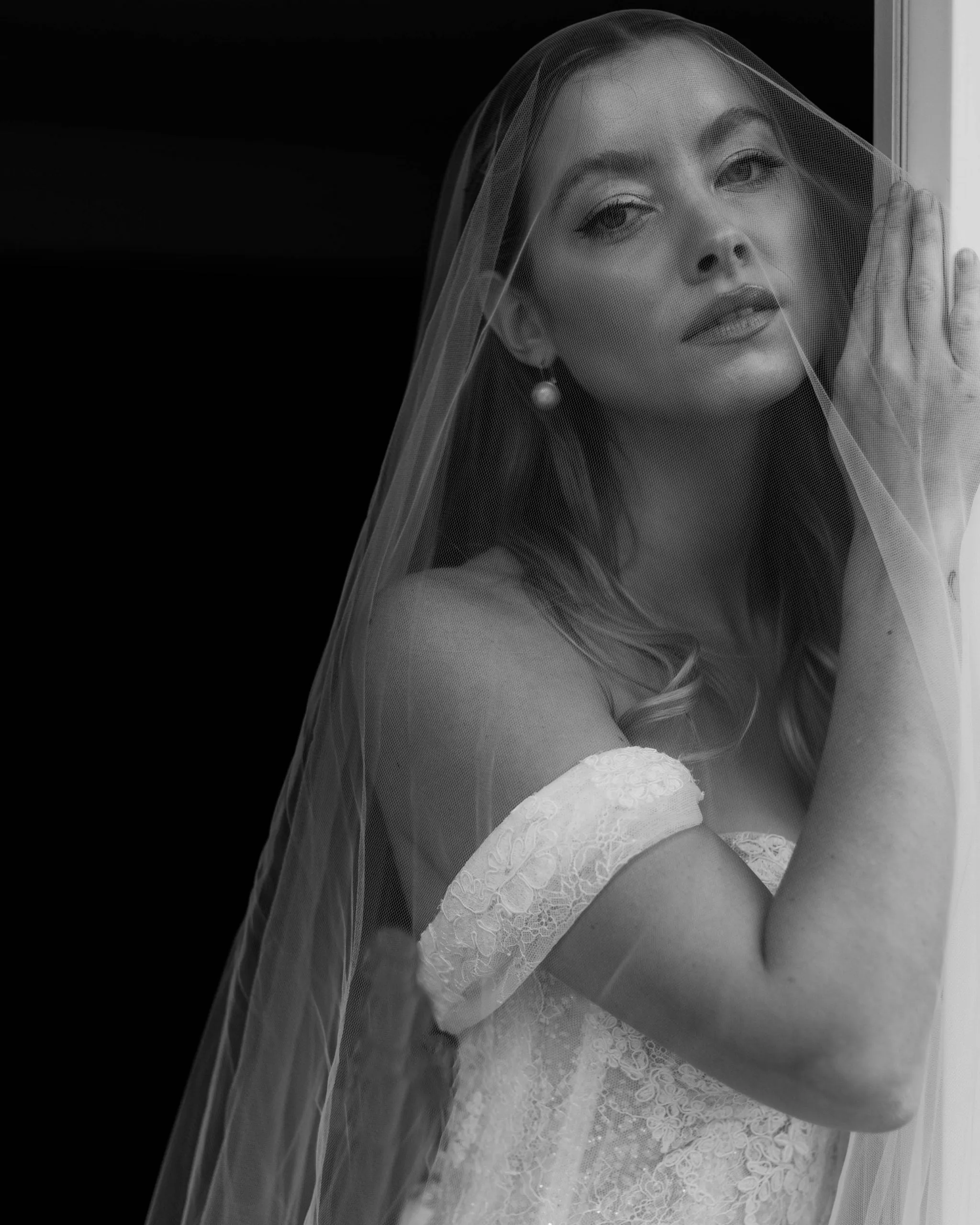 SOPHIA | Sheer Blusher Veil