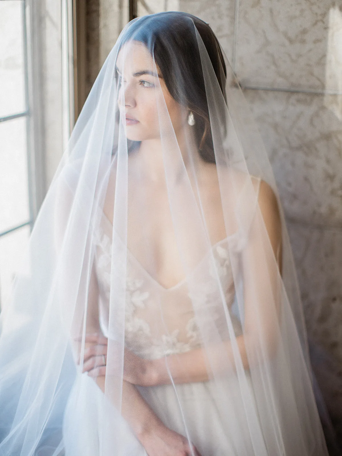 SOPHIA | Sheer Blusher Veil