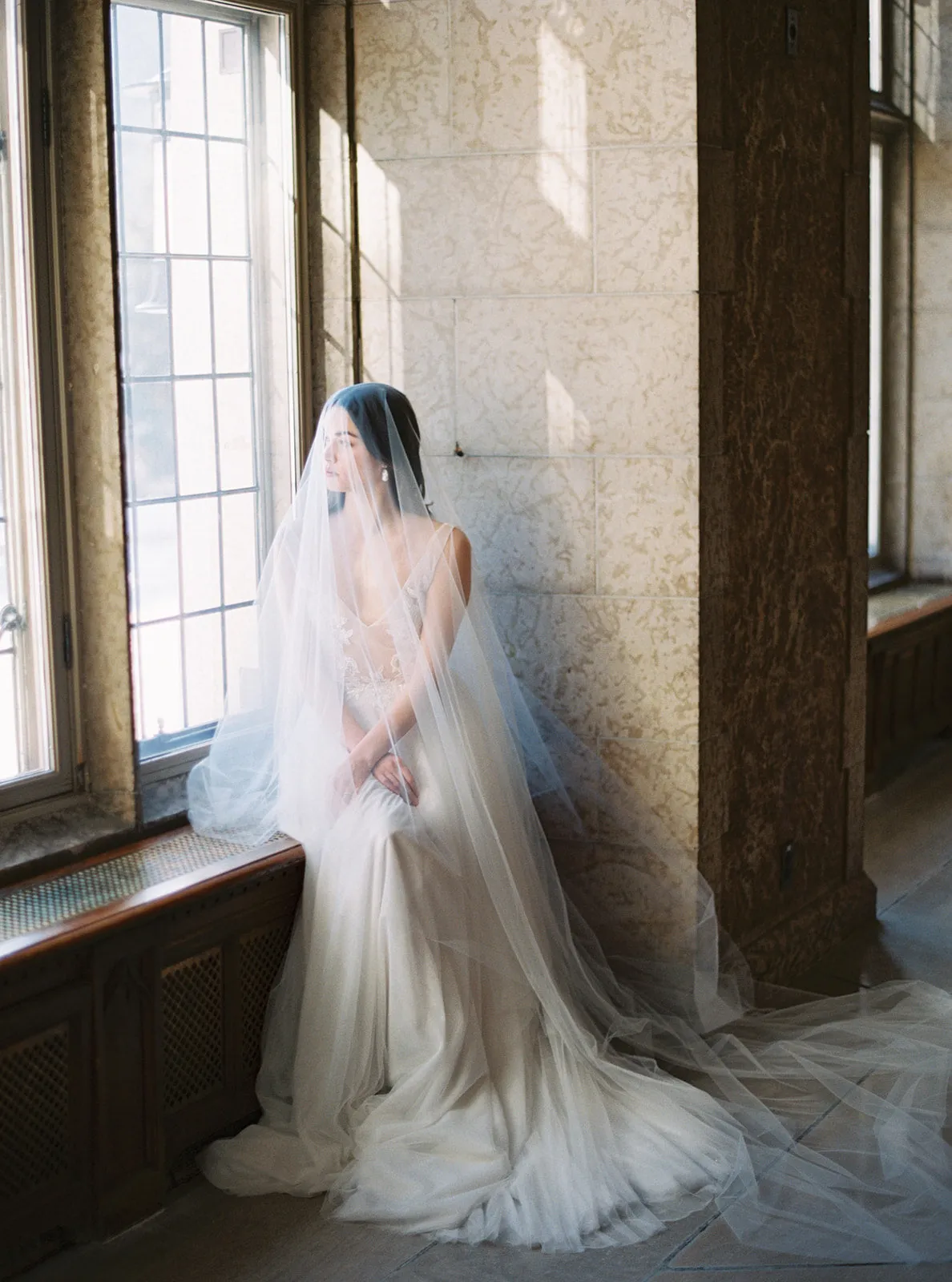 SOPHIA | Sheer Blusher Veil