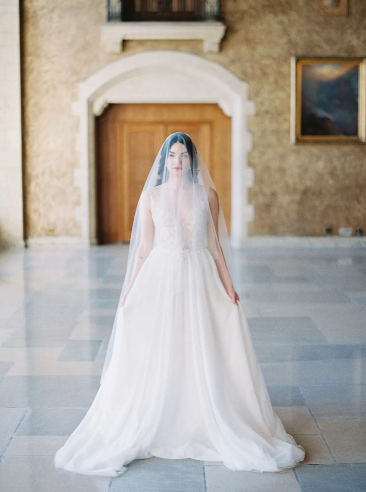 SOPHIA | Sheer Blusher Veil