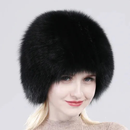 TEEK - Winter Real Fluff Knitted Women Hat