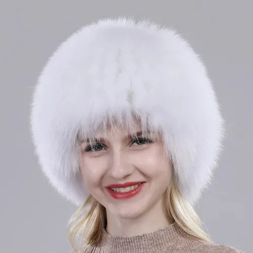 TEEK - Winter Real Fluff Knitted Women Hat