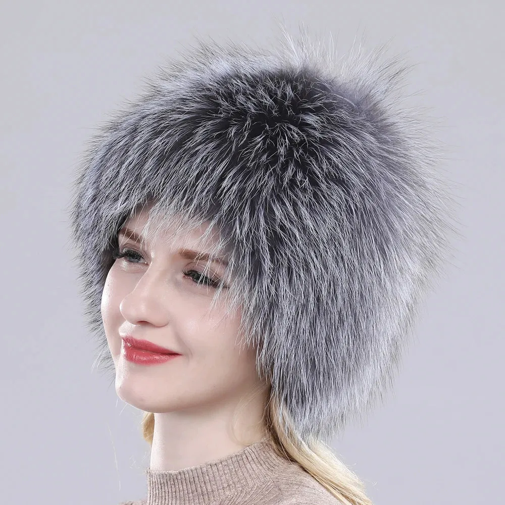 TEEK - Winter Real Fluff Knitted Women Hat