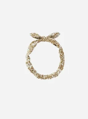 The Baby Bow Headband by Rylee & Cru - Golden Ditsy