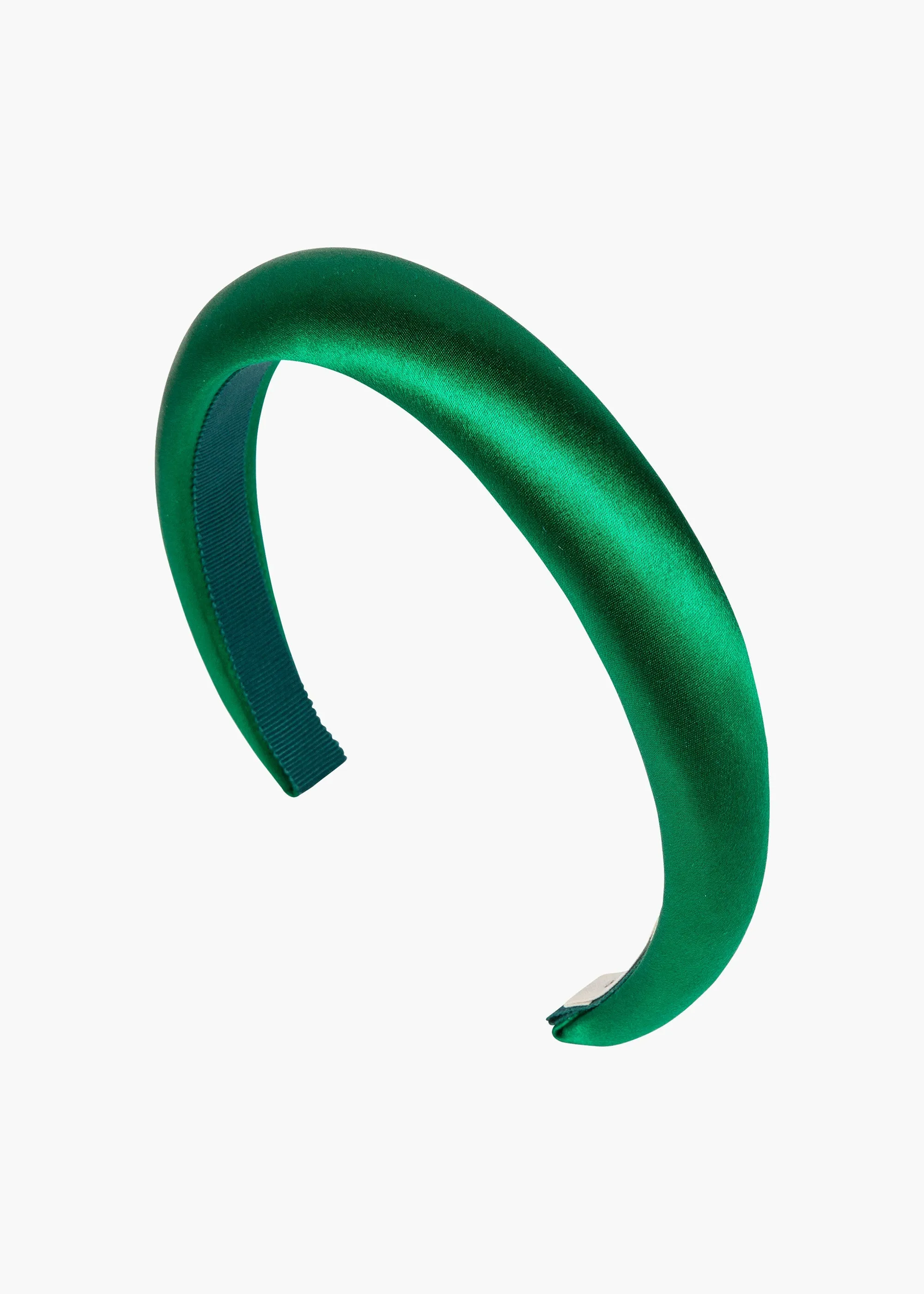 Tori Headband in Satin -- Emerald