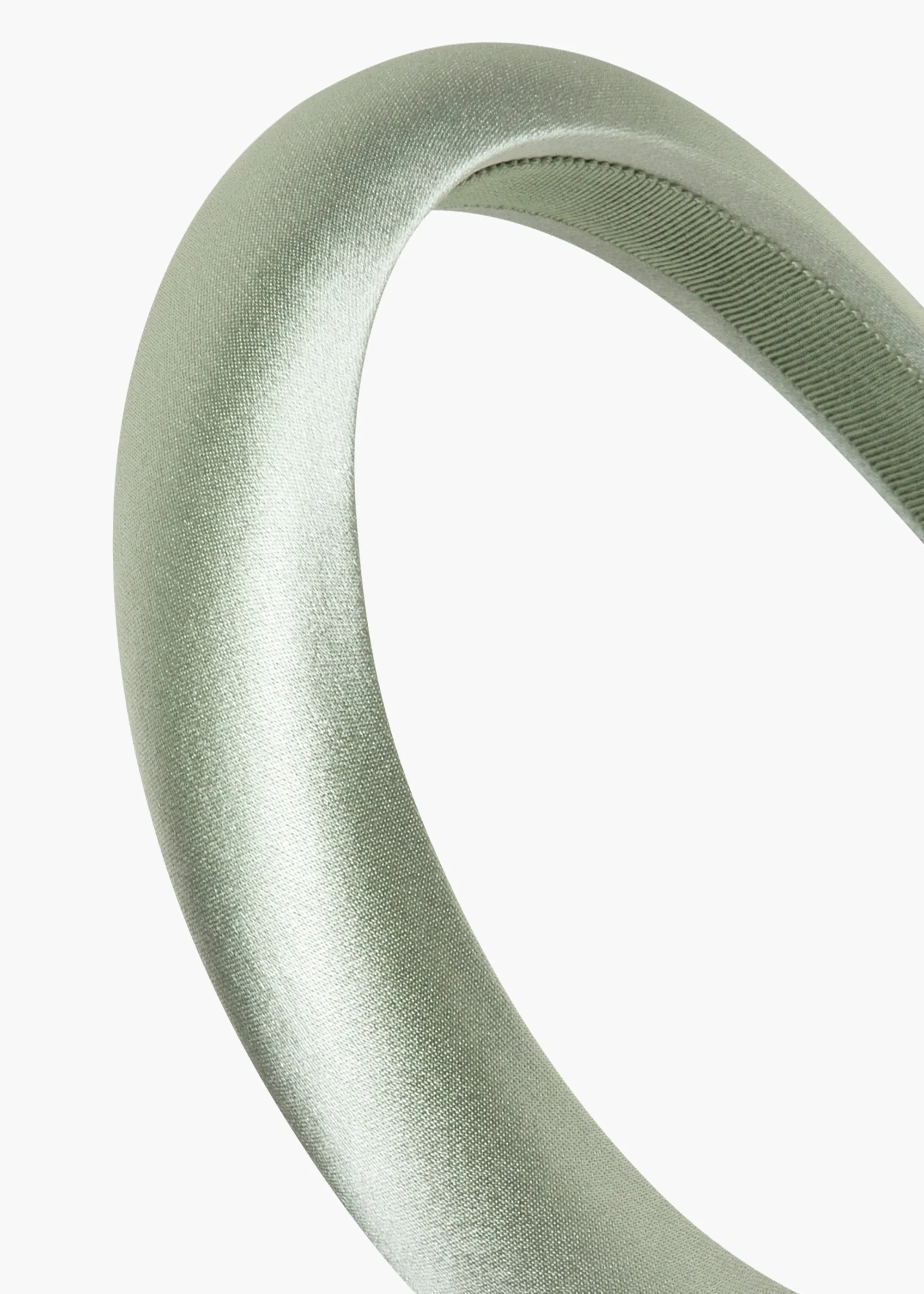 Tori Headband in Satin -- Pistachio
