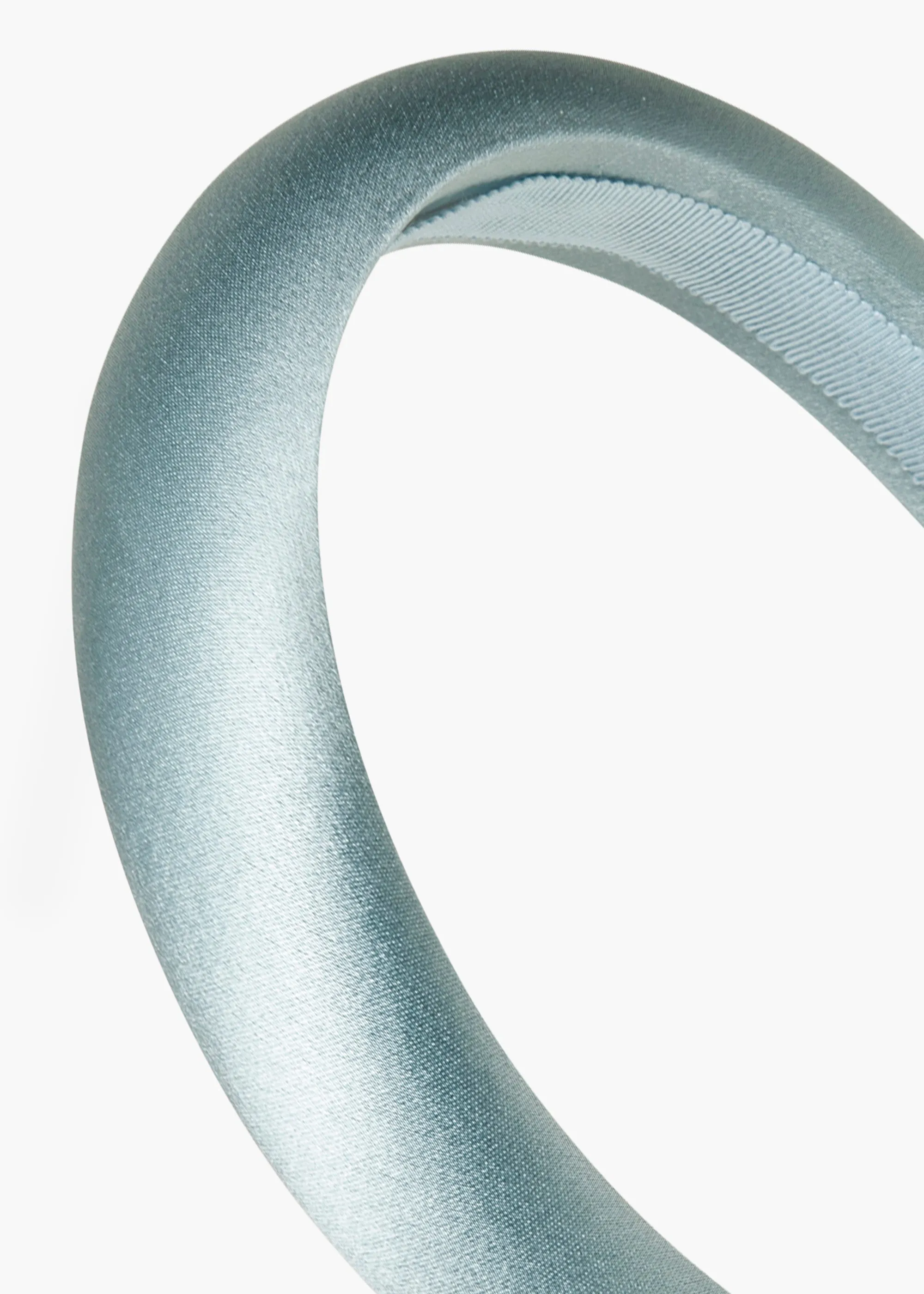 Tori Headband in Satin -- Powder
