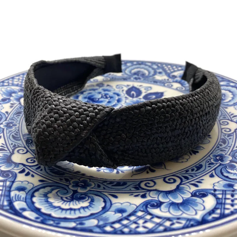 Traditional Rattan Topknot Headbands (12 Color Options)