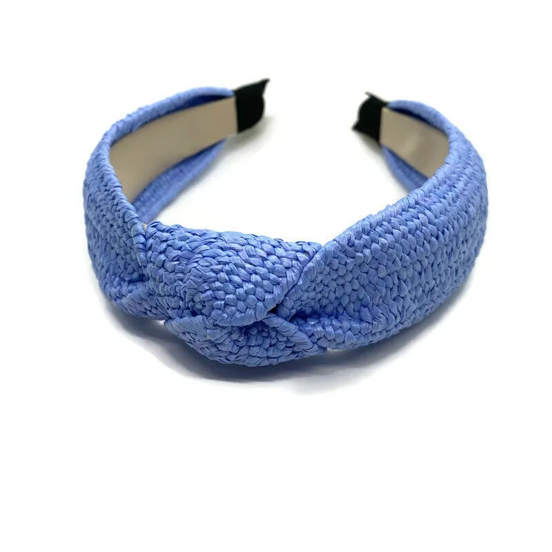 Traditional Rattan Topknot Headbands (12 Color Options)