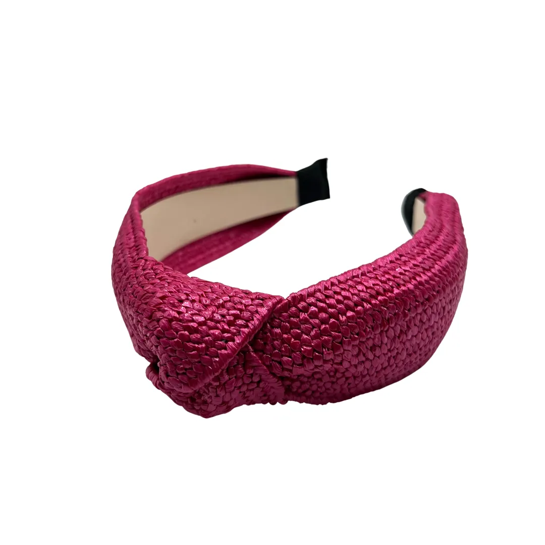Traditional Rattan Topknot Headbands (12 Color Options)