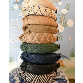 Traditional Rattan Topknot Headbands (12 Color Options)