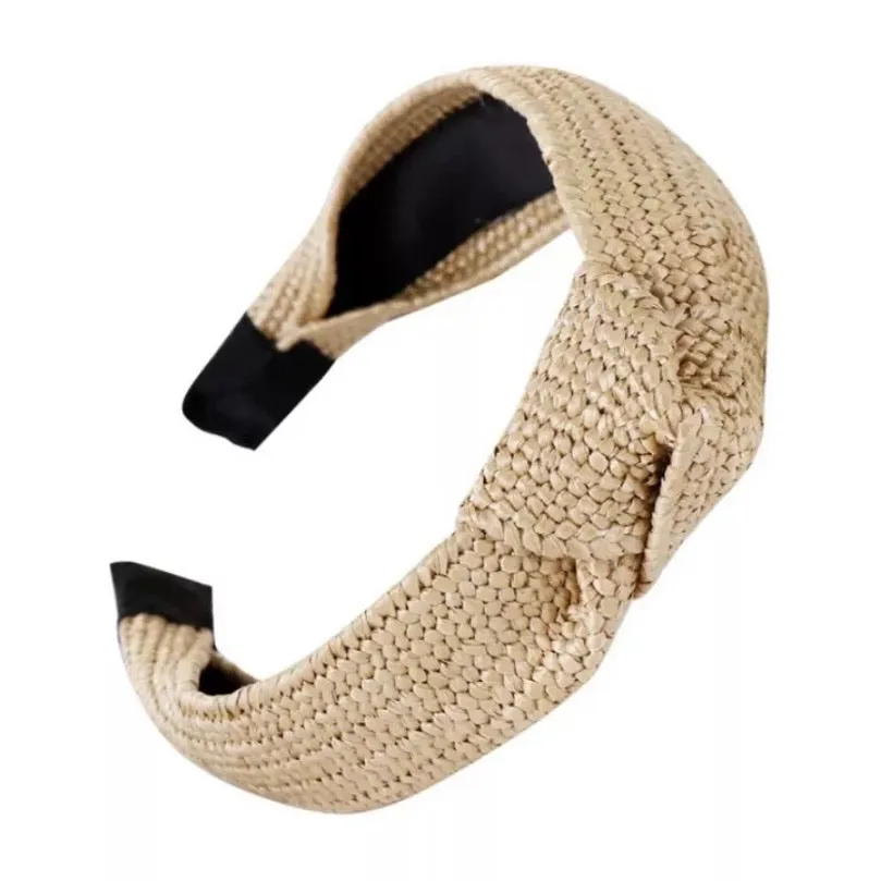 Traditional Rattan Topknot Headbands (12 Color Options)
