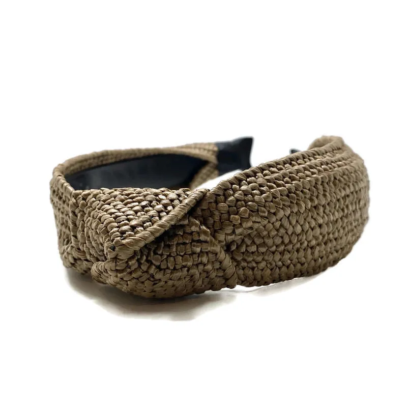 Traditional Rattan Topknot Headbands (12 Color Options)