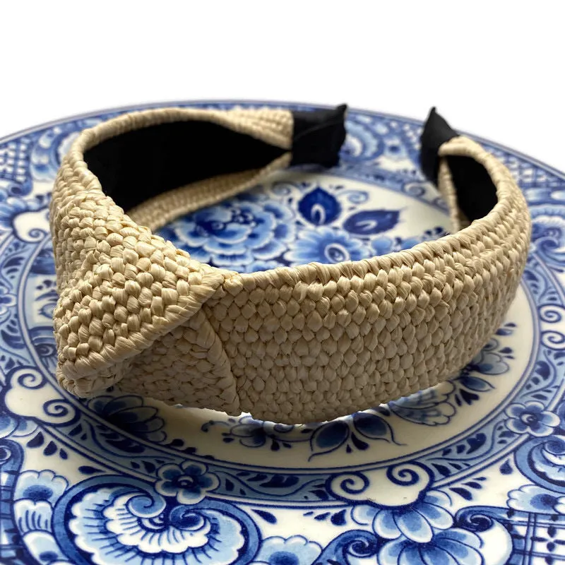 Traditional Rattan Topknot Headbands (12 Color Options)