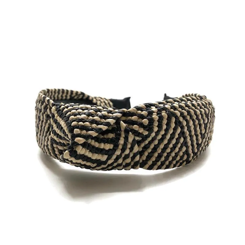 Traditional Rattan Topknot Headbands (12 Color Options)