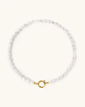 Unique Baroque Pearl Necklace, 7-9mm, 3A