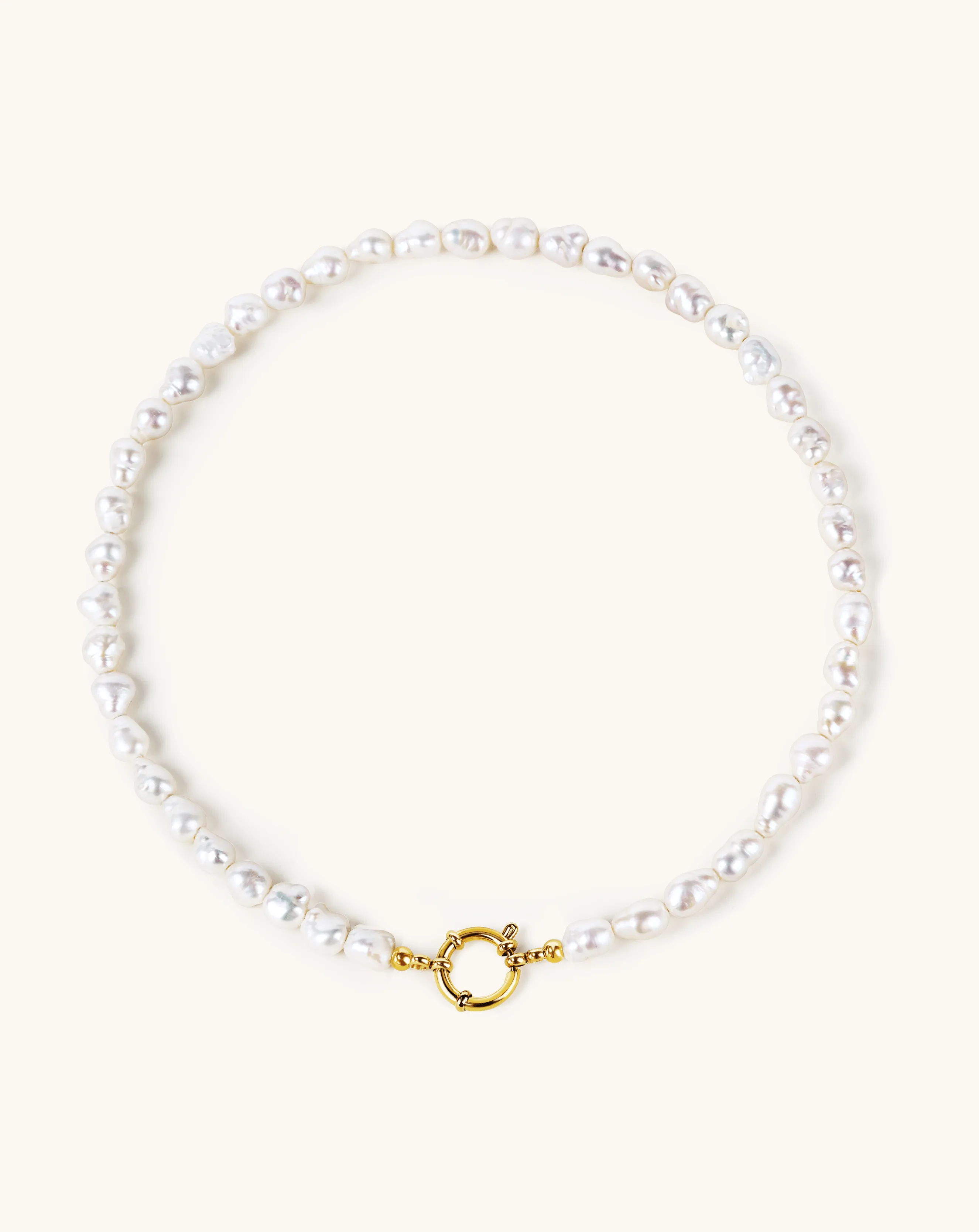 Unique Baroque Pearl Necklace, 7-9mm, 3A