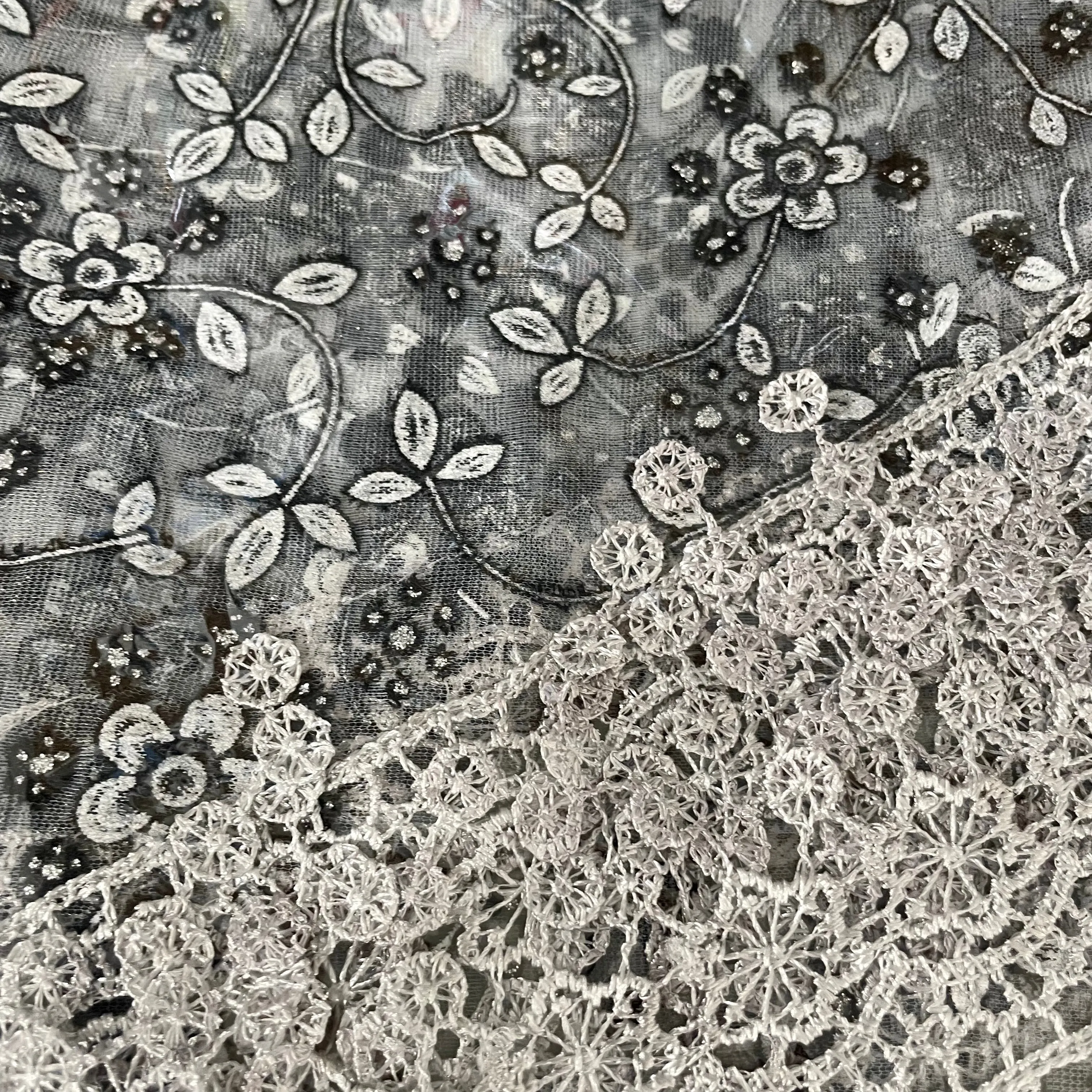 Veils with Sparkle Accents