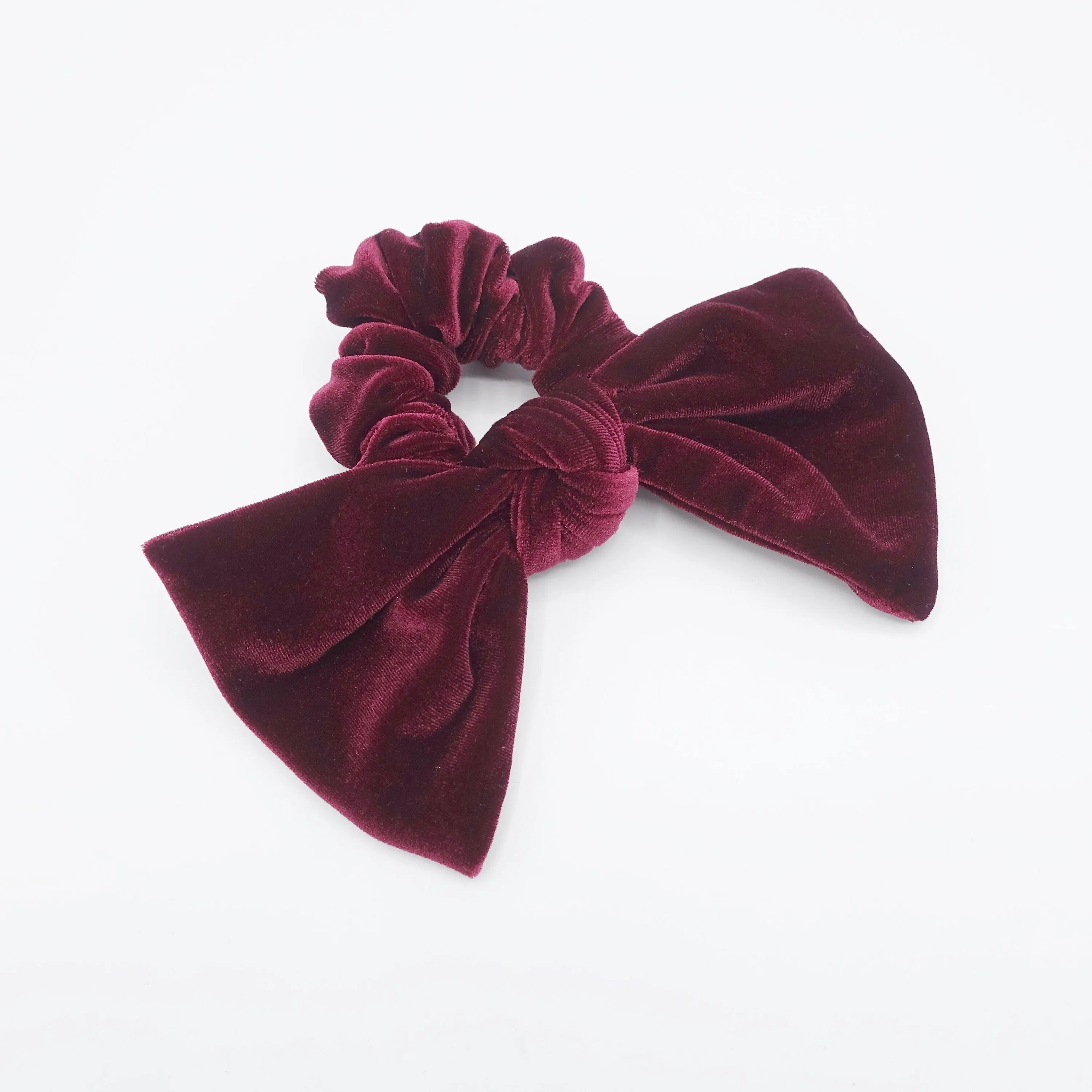 velvet bow knot scrunchies standard version stylish hair tie trendy women hair accessory