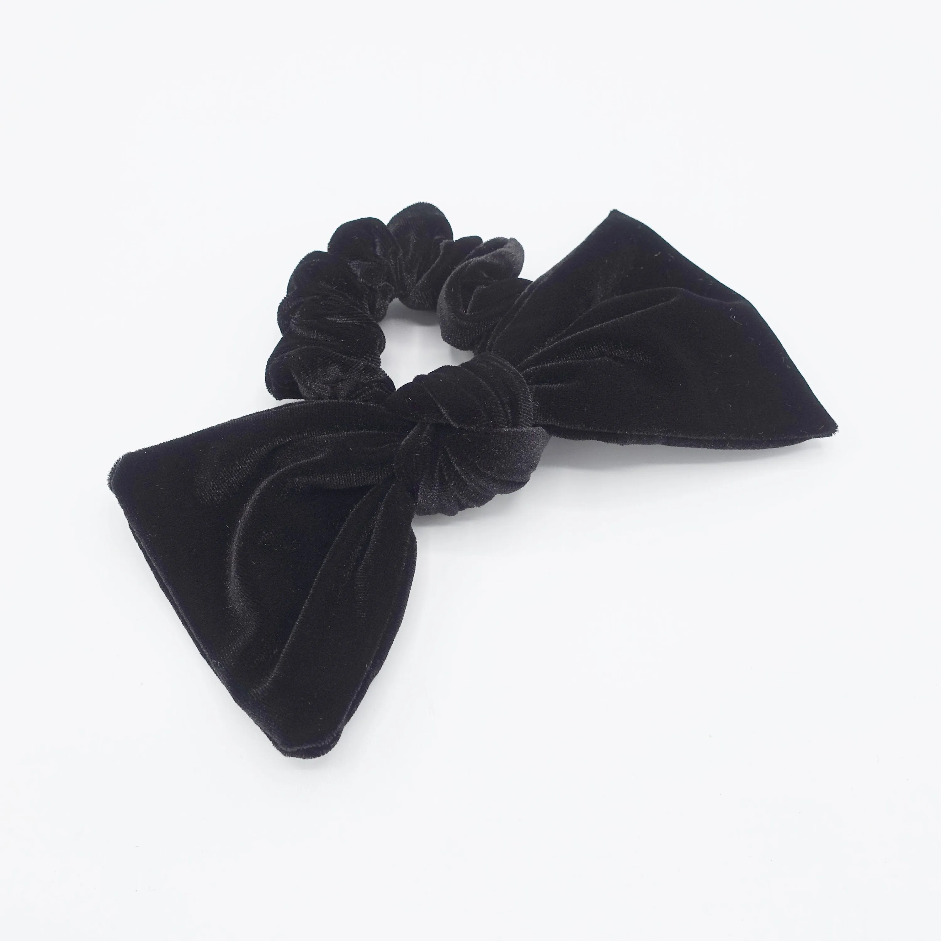 velvet bow knot scrunchies standard version stylish hair tie trendy women hair accessory