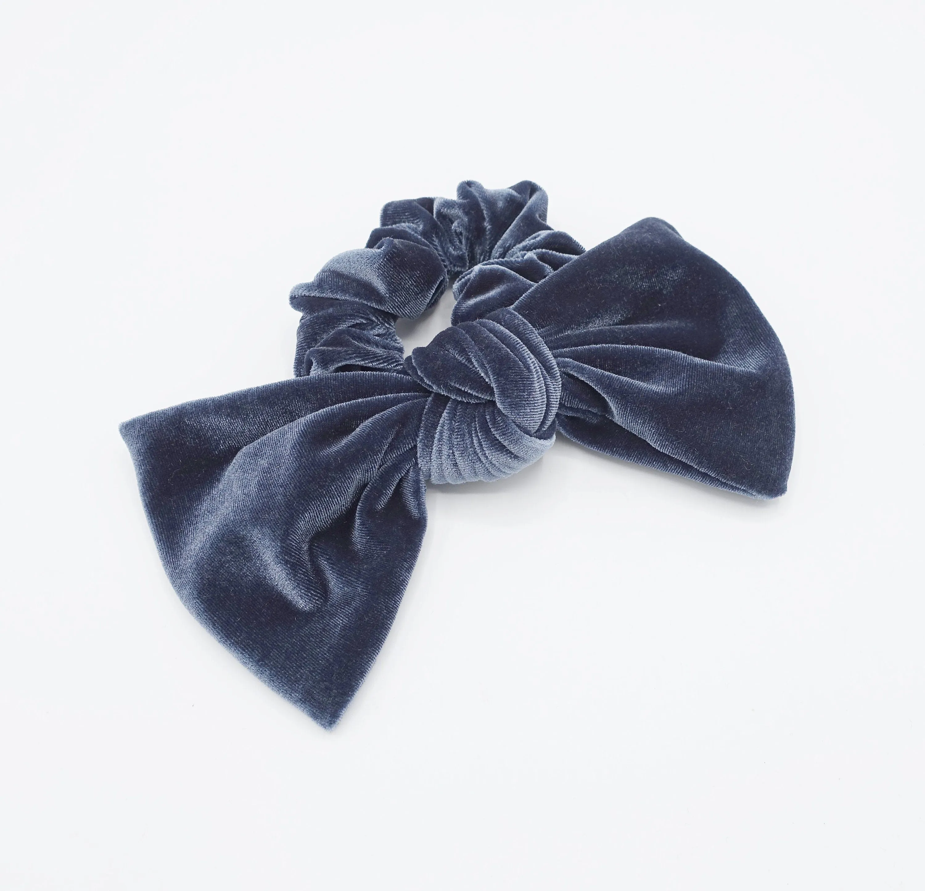 velvet bow knot scrunchies standard version stylish hair tie trendy women hair accessory