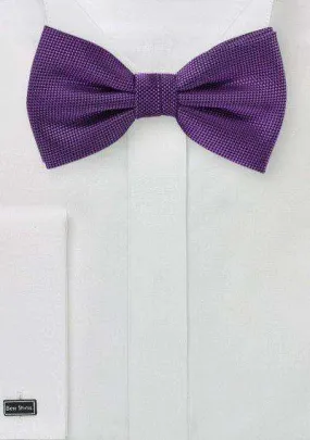 Violet MicroTexture Bowtie